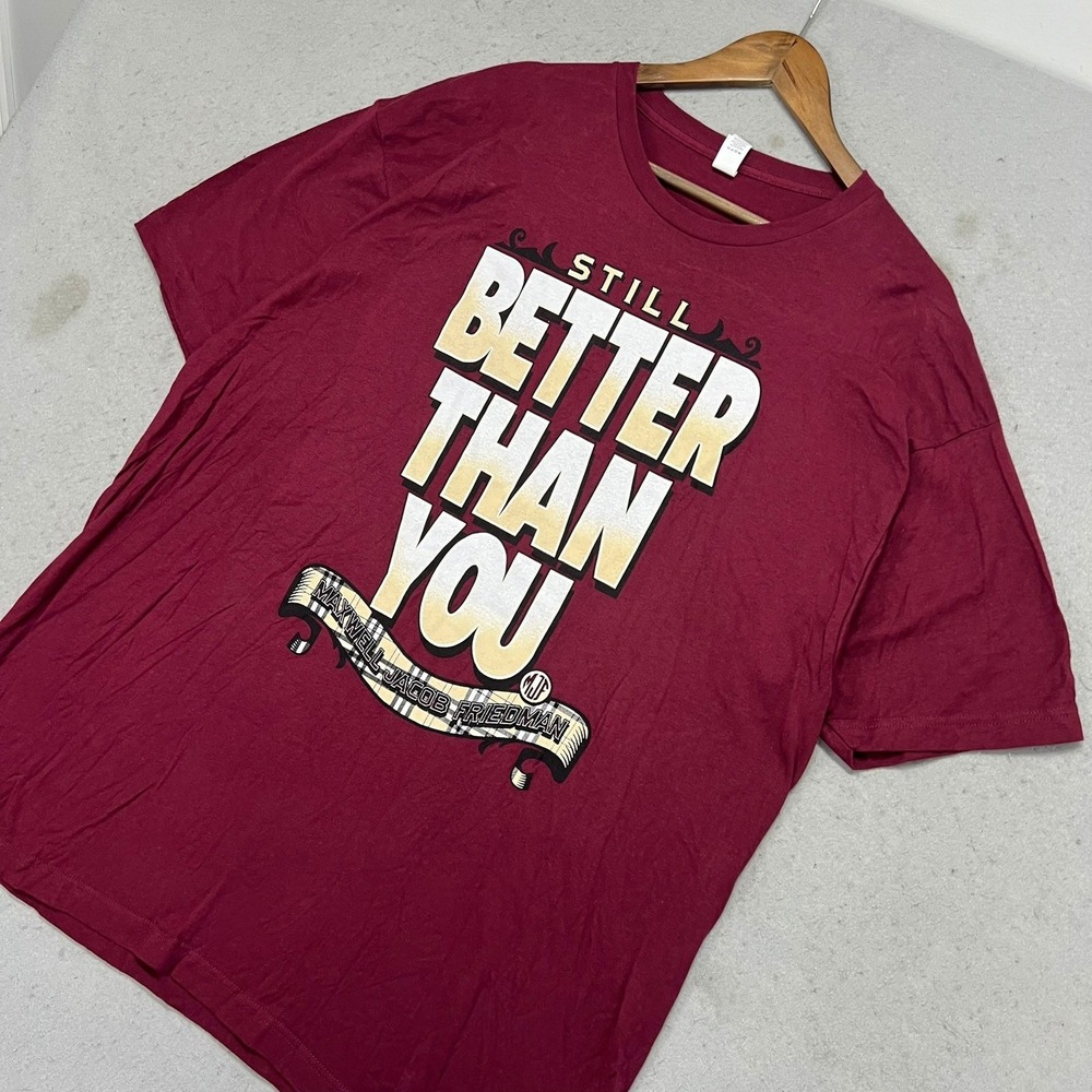 AEW MJF Maxwell Jacob Friedman Still Better Than You T-Shirt XXL Pro Wrestling